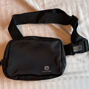 John Deere Black Belt Bag